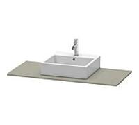 Duravit console XSquare XS060F09292 120x55cm, avec découpe 2000 , Steingrau seidenmatt