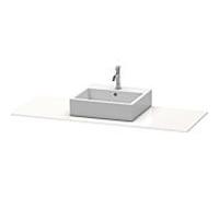 Duravit console XSquare XS060GM2222 140x55cm, avec découpe 2000 , centre, blanc brillant