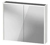 Duravit D-Code armoire à glace DC7106018181000 800x700 mm, Weiß Matt , avec éclairage et prise E