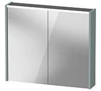 Duravit D-Code armoire à glace DC71060HGHG2000 800x700x148, vert fjord mat, prise J, éclairage LED