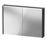 Duravit D-Code armoire à glace DC7107049492000 1000x700x148, Graphit Matt , prise J, éclairage LED