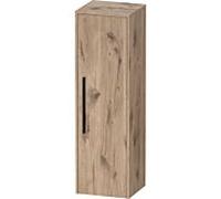 Duravit D-Code armoire mi-haute DC1338RBD550000 poignées noir diamant, chêne marbre, 400x1320x36 mm