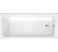 Duravit D-Code Baignoire, 1700x750mm, rectangulaire, version encastrable, 182 litres, 1 inclinaison du dossier, blanc ultra-brillant, 700671000000000