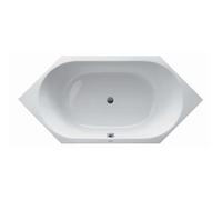 Duravit baignoire D-Code 700138000000000 hexagone, version 700138000000000 , blanc