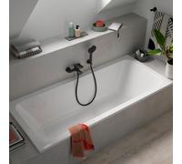 Duravit D-Code baignoire, 1800x800mm, rectangulaire, version encastrable, 210 litres, 2 inclinaisons du dossier, blanc ultra-brillant, 700672000000000