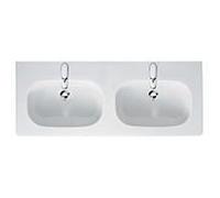Duravit D-Code bassin meubles 03481200002 avec trop - plein, blanc, 120 x 48 cm