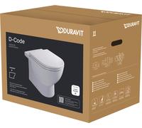 Duravit D-Code Cuvette au sol back to wall, 40370900A1, back to wall