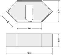 Duravit D-Code habillage de baignoire 790477000000000