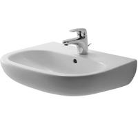 Duravit D-Code lavabo 55x43 cm semi-circulaire classique blanc brillant 23105500002