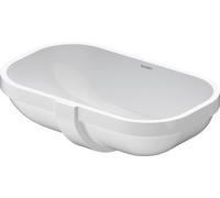 Duravit D-Code Vasque à encastrer 0338490000 Installation par le bas, avec trop-plein, Weiß Hochglanz