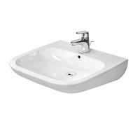 Duravit D-Code - Lavabo Med, 60x56 cm, avec 1 trou, blanc alpin 23126000002