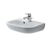 Duravit D-Code - Lave-mains 45x34 cm, avec un trou pour robinet, blanc alpin 07054500002