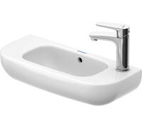 Duravit D-Code lave-mains, avec trou pour robinetterie à droite, avec trop-plein, 500x220x135mm, blanc brillant, 0706500008
