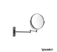 Duravit D-Code miroir cosmétique 20x20 cm arrondi chrome 0099121000