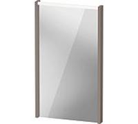 Duravit D-Code Spiegel DC7075043430000 400x700x48, Basalt Matt , avec éclairage LED