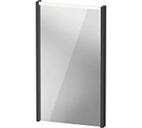 Duravit D-Code Spiegel DC7075049490000 400x700x48, Graphit Matt , avec éclairage LED