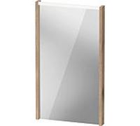 Duravit D-Code Spiegel DC7075055550000 400x700x48, chêne marbré, avec éclairage LED