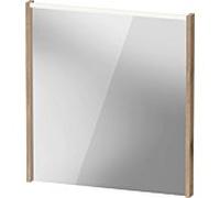 Duravit Miroir LED D-Code DC7076055550000 650x700 mm interrupteur externe nécessaire chêne marbré