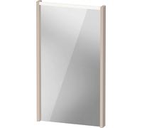 Duravit D-Code Spiegel DC7075091910000 400x700x48, Taupe Matt , avec éclairage LED