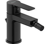 Duravit - Mitigeur monocommande bidet D‑Code DC2400011046 - noir mat, 50x153 mm, avec tirette