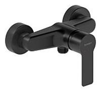 Duravit Mitigeur monocommande pour douche apparente D-Code DC4230001046 céramique Noir mat