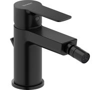 Duravit D-Code mitigeur de bidet DC2400011046 noir mat, 50x153 mm, avec tirette