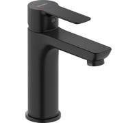 Duravit D-Code Mitigeur monocommandé pour lavabo M FreshStart et Minusflow, sans garniture de vidage, DC1023002046, Couleur: Noir Mat
