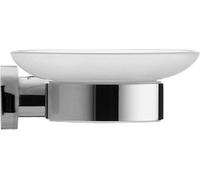 Duravit D-Code porte-savon mural chrome-blanc 0099181000