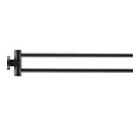 Duravit D-Code porte-serviettes 0099224600 50x447x90 mm, noir mat, pivotant