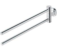 Duravit Porte-serviettes D-Code 0099221000 suspendu 2 bras pivotant chrome