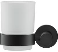 Duravit D-Code Pot à dents, suspendu, gauche, 0099194600, Couleur: Noir Mat
