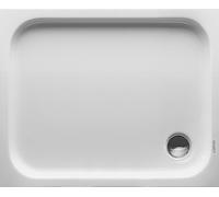 Duravit D-Code receveur de douche, 1000x800mm, rectangulaire, à encastrer, 720106000000000, Couleur: Blanc