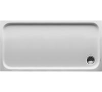 Duravit D-Code receveur de douche, 1400x700mm, rectangulaire, à encastrer, 720095000000000, Couleur: Blanc