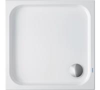 Duravit Receveur de douche D‑Code Carré 80x80 cm Antidérapant à encastrer Blanc 720101000000001