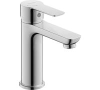 Duravit D-Code Mitigeur monocommandé pour lavabo M FreshStart et Minusflow, sans garniture de vidage, DC1023002010, Couleur: Chrome brillant