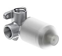 Duravit D-Code set de robinetterie de douche DC4210007046 à encastrer, mitigeur céramique, noir mat, Ø115 mm