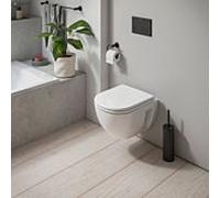 Duravit – WC suspendu D-Code Compact 2515090000 – version courte, sortie horizontale, blanc brillant