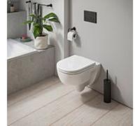 Duravit D-Code mur WC lave-vaisselle à fond creux 2513090021 charnières pré-assemblées, 4/2 litre, blanc, 540 mm, sans rebord