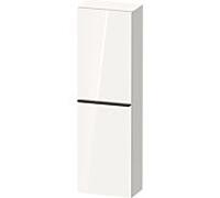 Duravit Armoire mi-haute D-Neo DE011802222 40×24×132 cm 1 porte 4 étagères verre Blanc brillant