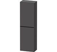 Duravit D-Neo armoire mi-hauteur DE011804949 40x24x132cm, porte 2000 , 4 étagères en verre, Graphit Matt