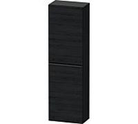 Duravit D-Neo Armoires mi-hautes, 400x1320x240mm, une porte, charnière de porte au choix, 4 étagères en verre, DE011801616, Couleur: Décor chêne noir mat