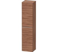 Duravit D-Neo Armoires hautes, 400x1760x360mm, 1 porte, charnières à gauche, 5 tablettes en verre, poignée acier inox brossé, DE1328L70790000, Couleur: Décor noyer naturel
