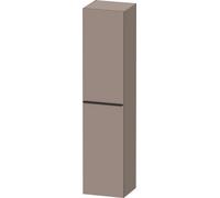 Duravit D-Neo Armoires hautes, 400x1760x360mm, 1 porte, charnières à gauche, 5 tablettes en verre, poignée noir diamant, DE1328LBD430000, Couleur: Décor basalte mat