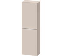 Duravit Duravit D-Neo Demi-colonne 40x24 cm, 1 porte, 4 étagères, à gauche, chromé/taupe mat Quantité:1