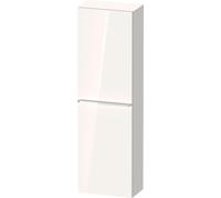 Duravit D-Neo Armoires mi-hautes, 400x1320x240mm, 1 porte, charnières à gauche, 4 tablettes en verre, poignée chrome, DE1318L10220000, Couleur: Décor blanc brillant