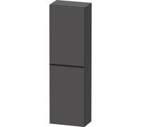 Duravit D-Neo armoire mi-hauteur DE011804949 40x24x132cm, porte 2000 , 4 étagères en verre, Graphit Matt