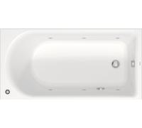 Duravit D-Neo baignoire balnéo, à encastrer, 1 pente de dossier, Jet Protect, 1500x750mm, 760471000JP1000
