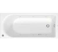Duravit D-Neo baignoire balnéo, à encastrer, 1 pente de dossier, Jet Protect, 1600x700mm, 760472000JP1000