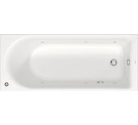 Duravit D-Neo baignoire balnéo, à encastrer, 1 pente de dossier, Jet Protect, 1700x700mm, 760478000JP1000