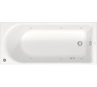 Duravit D-Neo baignoire balnéo, à encastrer, 1 pente de dossier, Jet Protect, 1700x750mm, 760479000JP1000